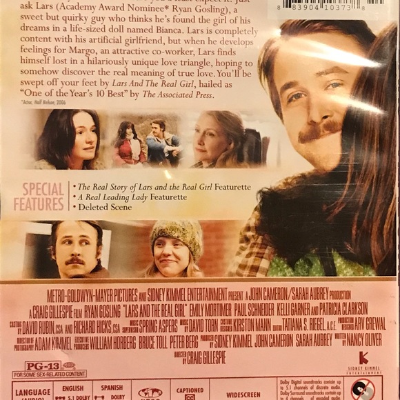 3/$10 “Lars and the Real Girl” DVD Pre-Owned - Picture 2 of 6